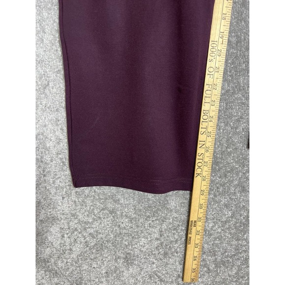 Avenue Ponte‎ Slim Leg Pants Womens Size 26 Average Stretch Purple NWT - Picture 12 of 13